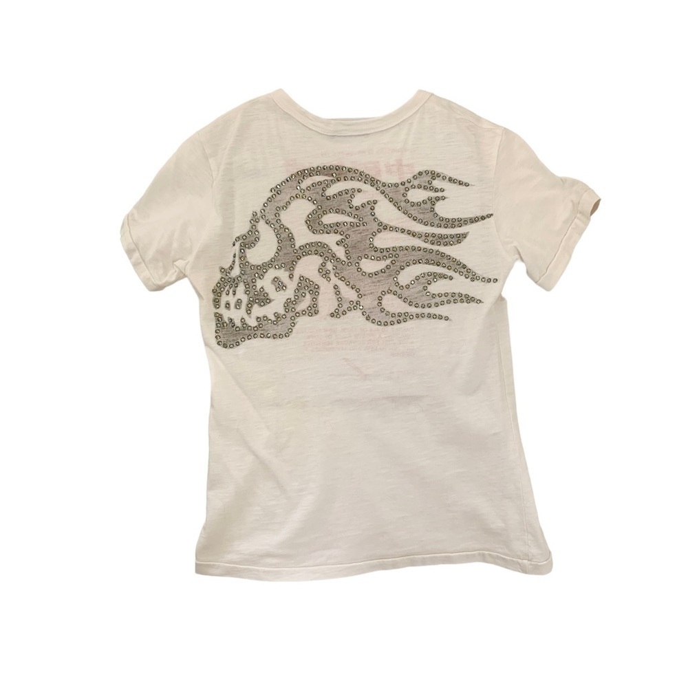 Rhinestone Embellished Great China Wall T-shirt, Los Angeles Sz S - Picture 2 of 6